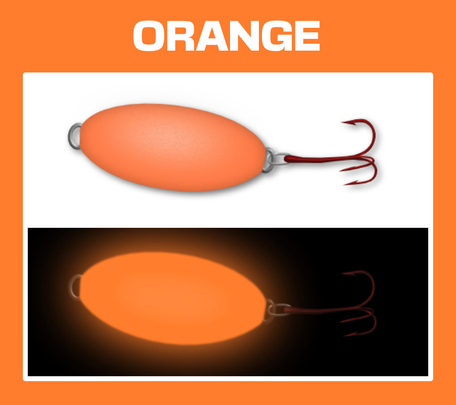 Orange glow Trout-N-Pout spoon